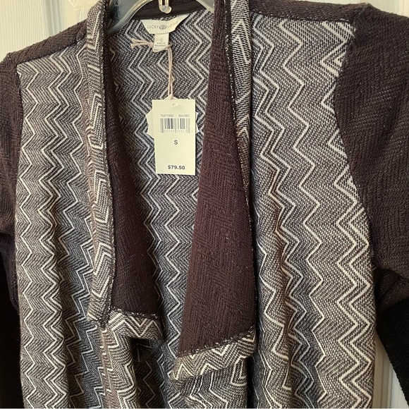 LUCKY BRAND Lotus Black Open Wrap Jacket - Picture 6 of 12